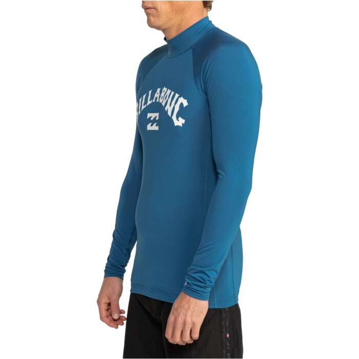 Billabong Mnner 2024 Logo Surf Long Sleeve Lycra Weste EBYWR03011 - Dark Blue